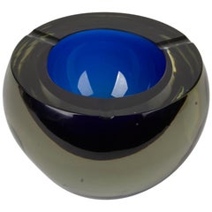 Antonio da Ros Sommerso Cenedese Glass Ashtray, circa 1970
