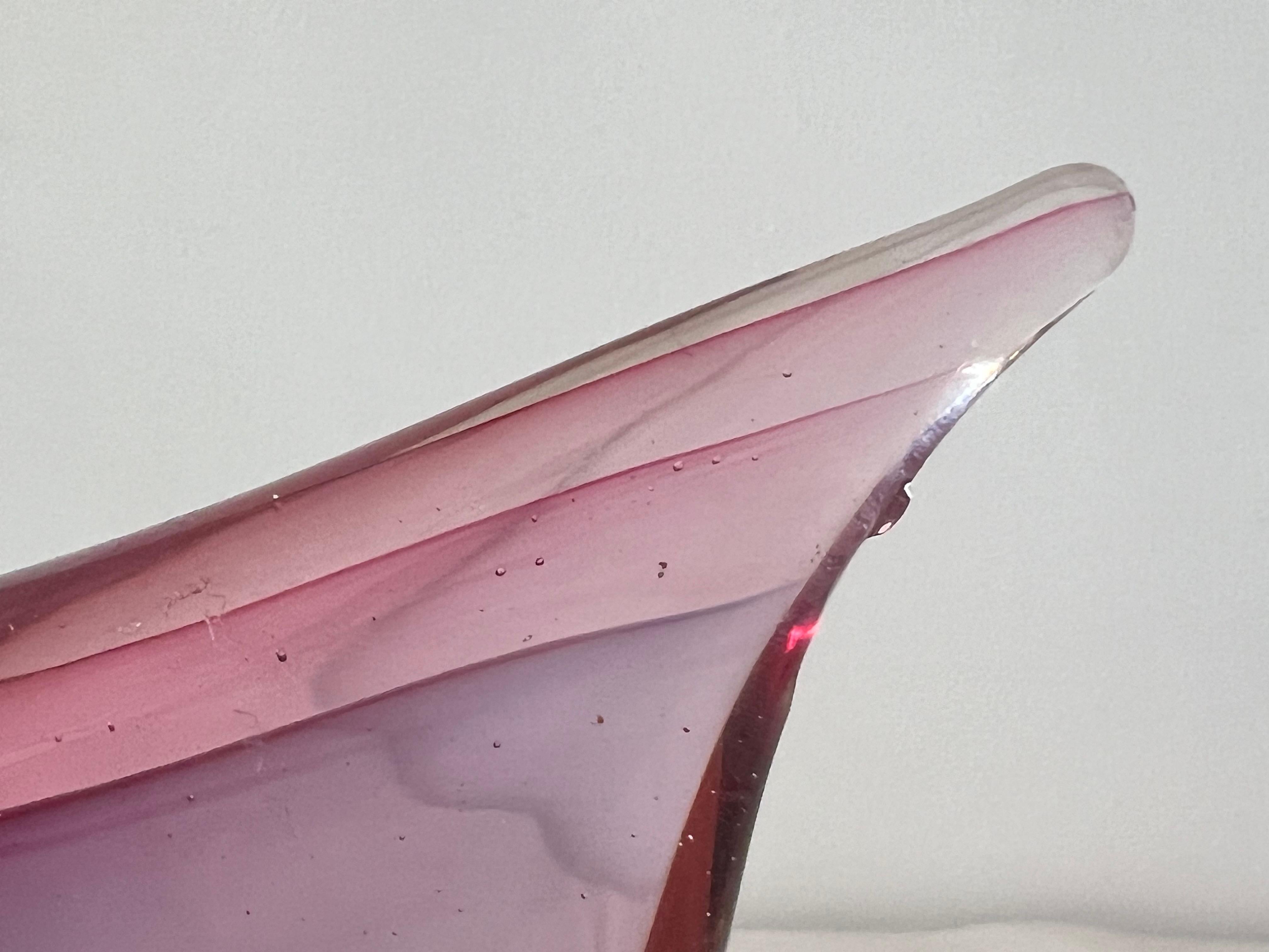 Italian Antonio Da Ross Cenedese Glass Fish Murano Italy 1960's For Sale