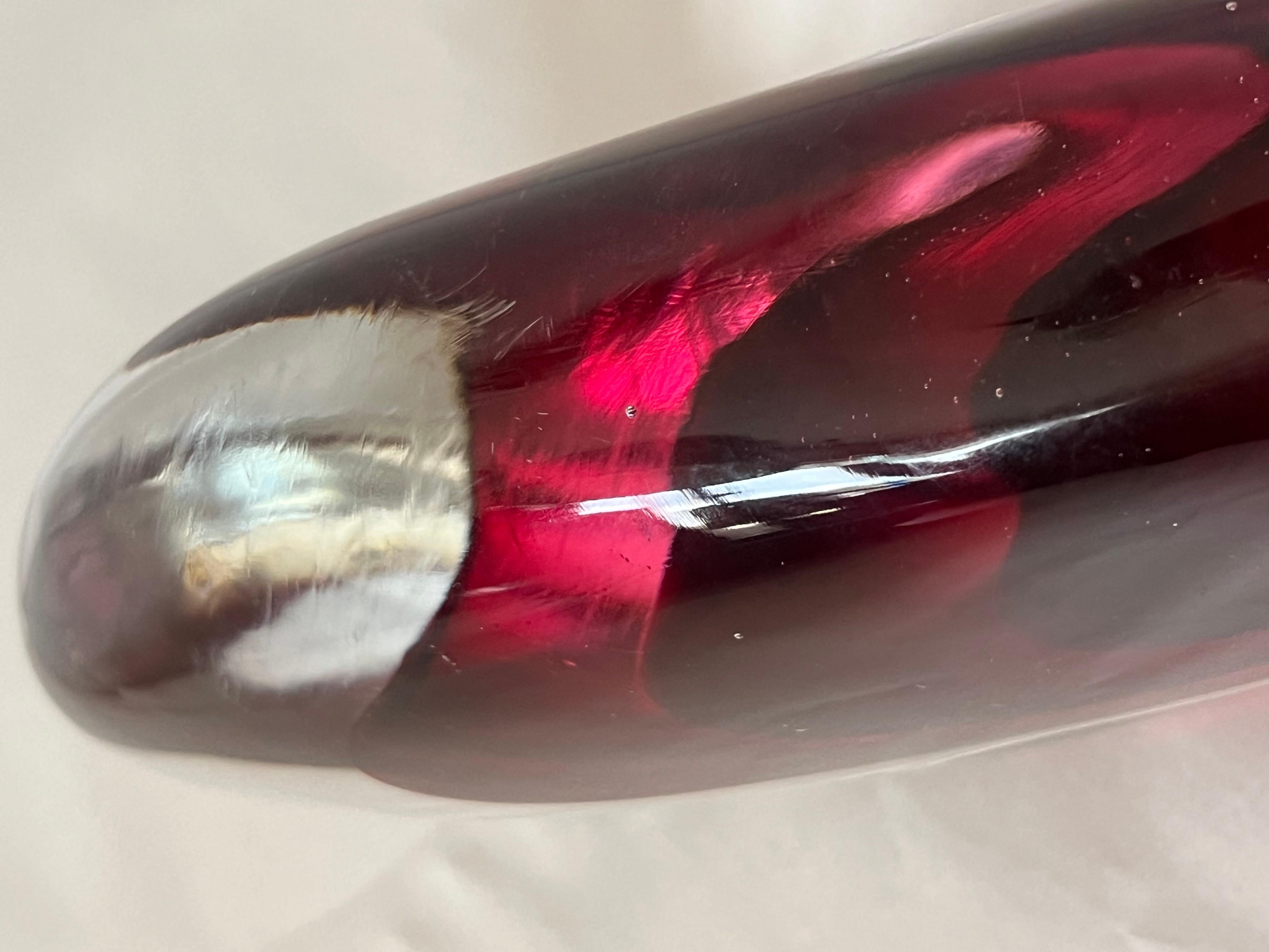 Antonio Da Ross Cenedese Glass Fish Murano Italy 1960's In Good Condition For Sale In St.Petersburg, FL