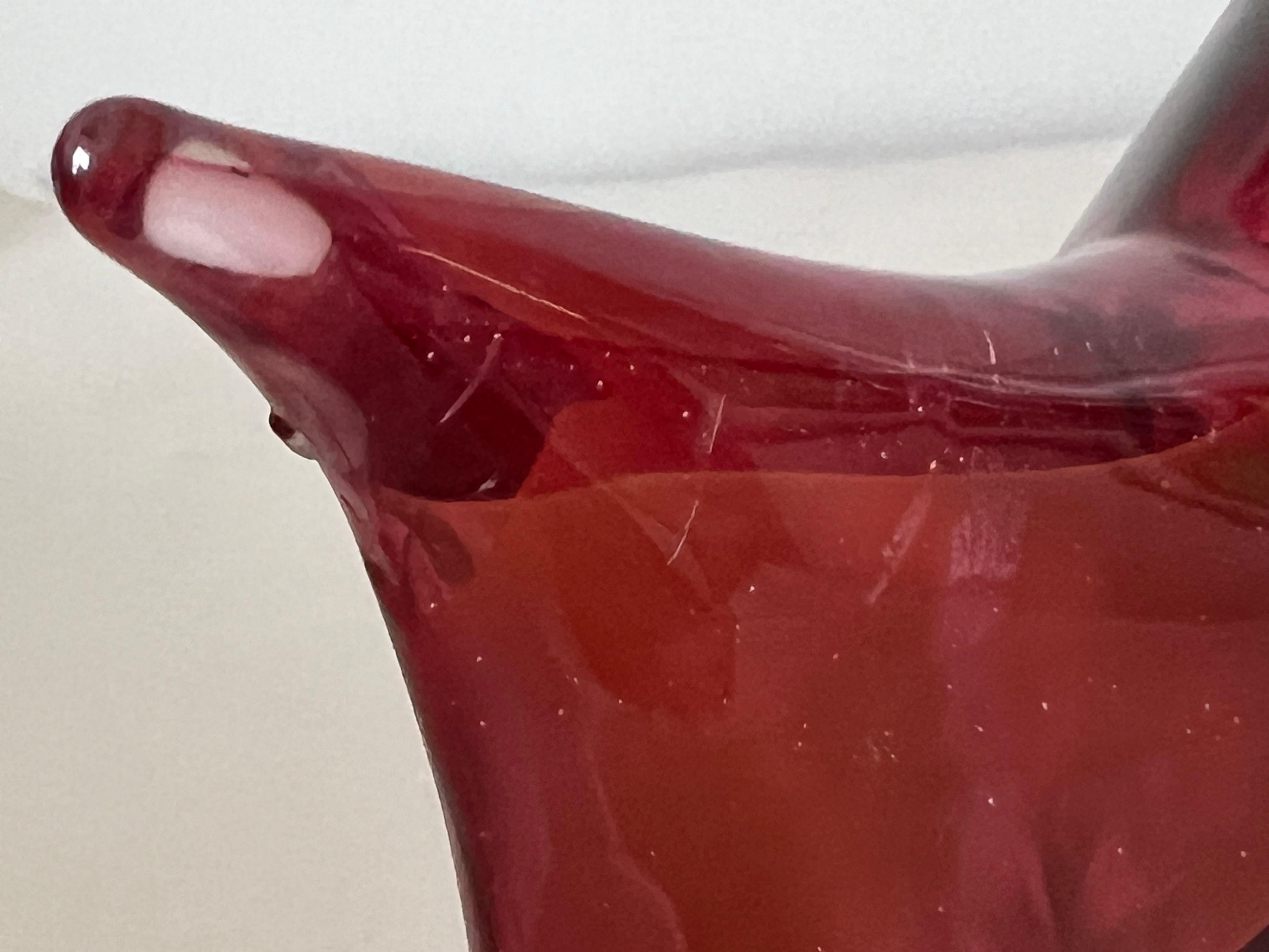 Art Glass Antonio Da Ross Cenedese Glass Fish Murano Italy 1960's For Sale