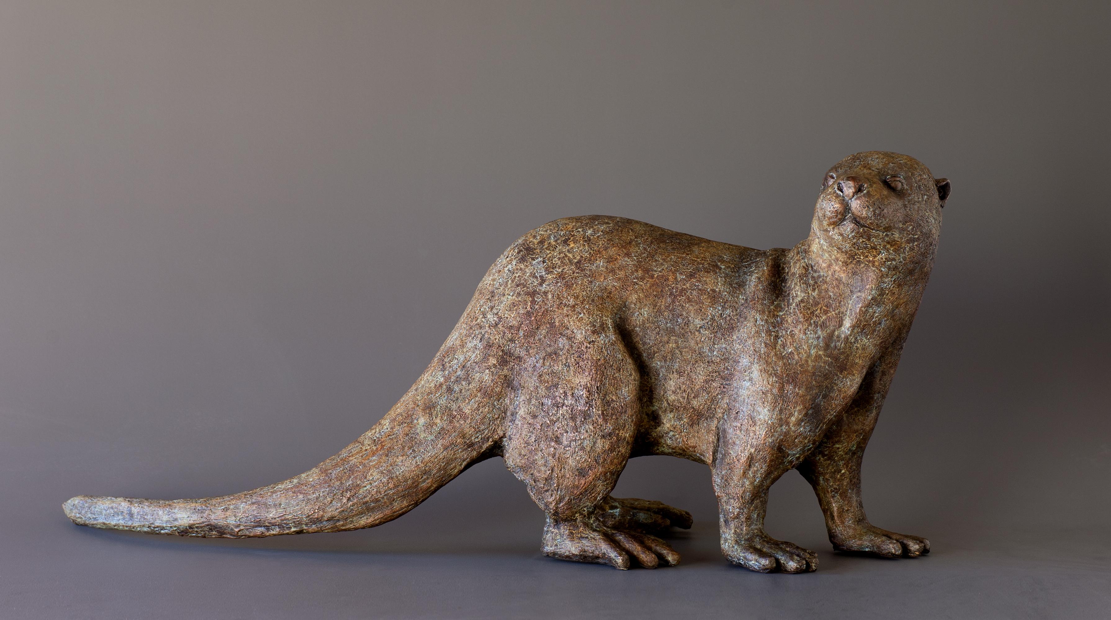 Antonio Da Silva Figurative Sculpture - Cape Otter Large
