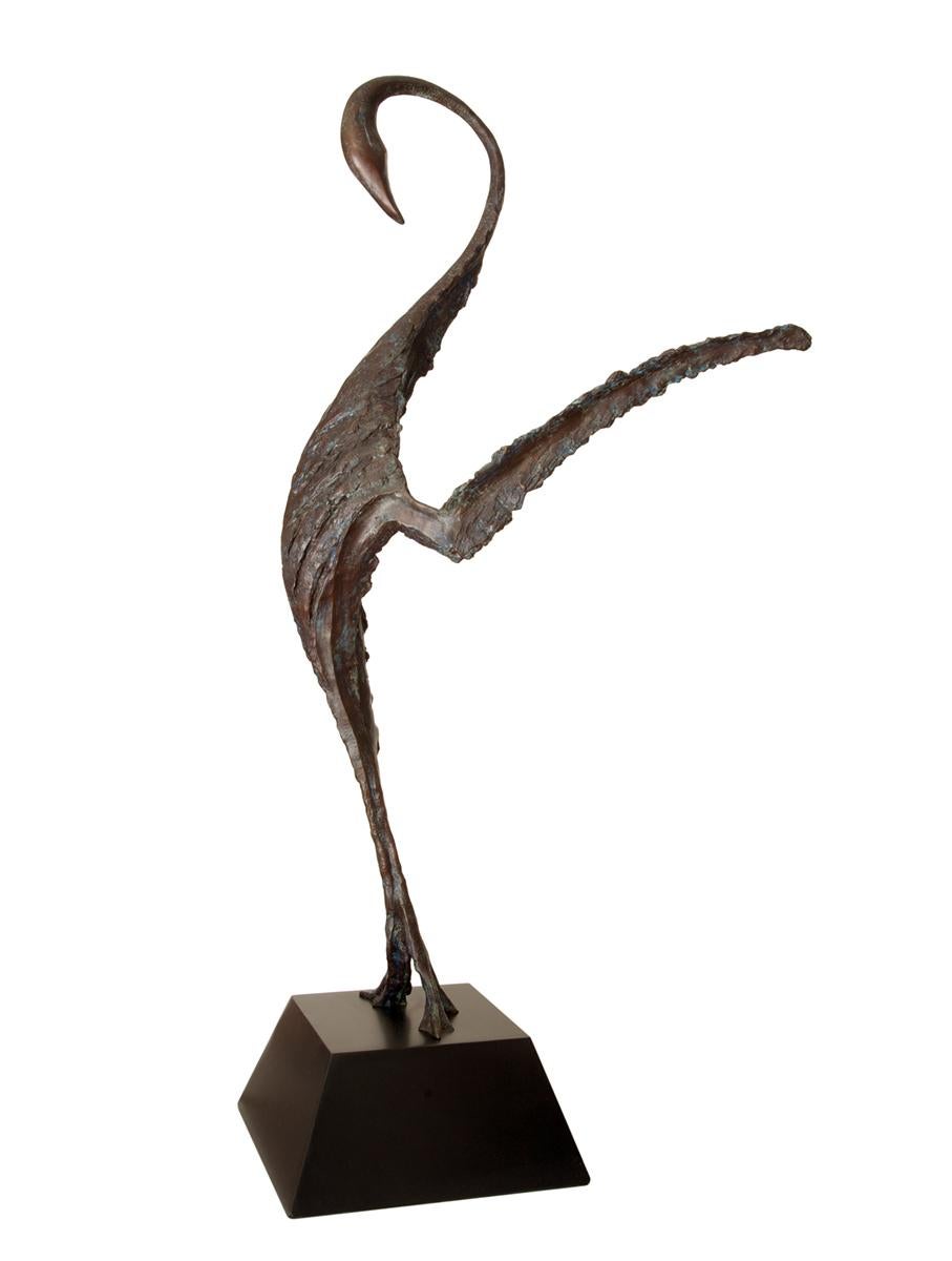 Antonio Da Silva Figurative Sculpture - Flamingo