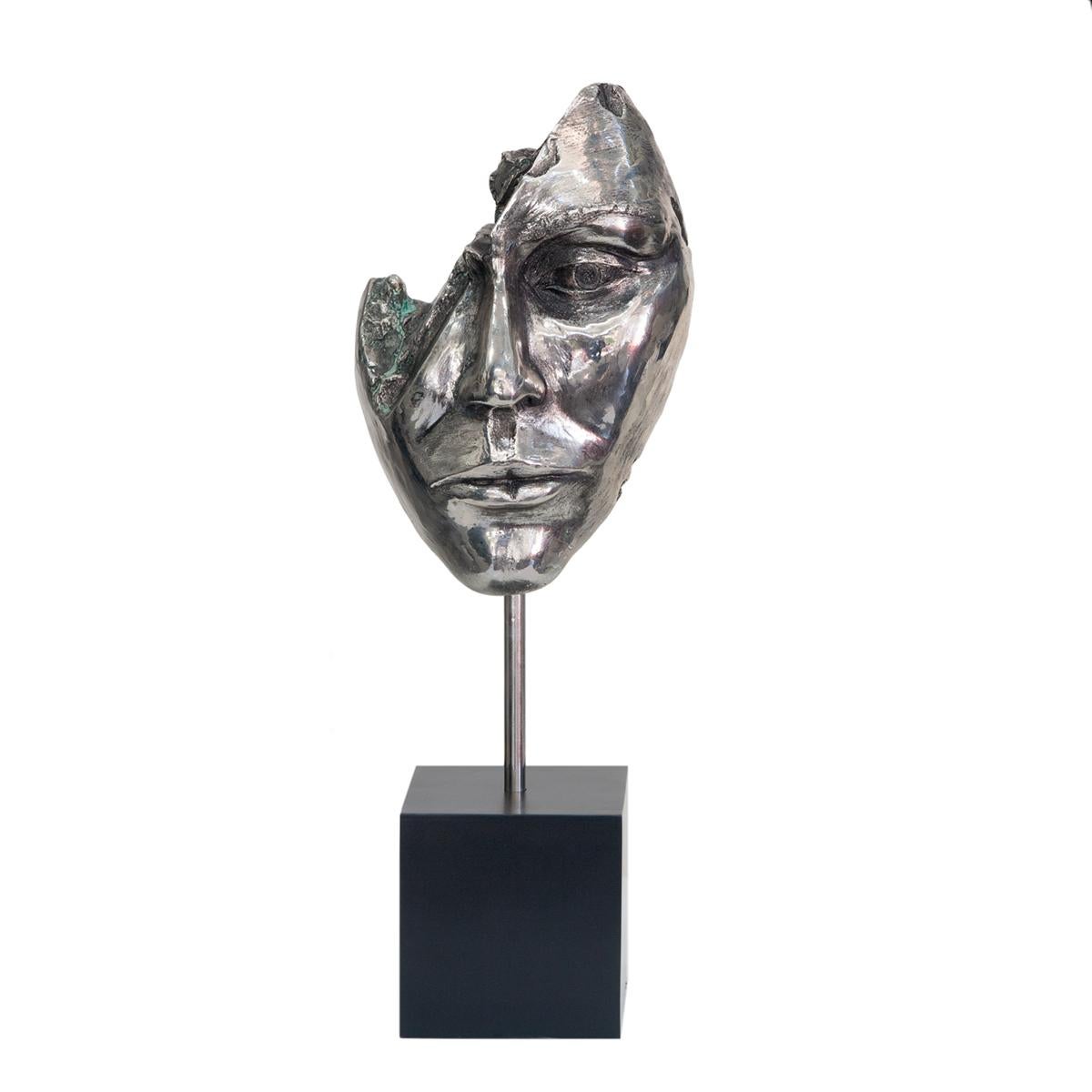 Fragment Mask - Sculpture by Antonio Da Silva