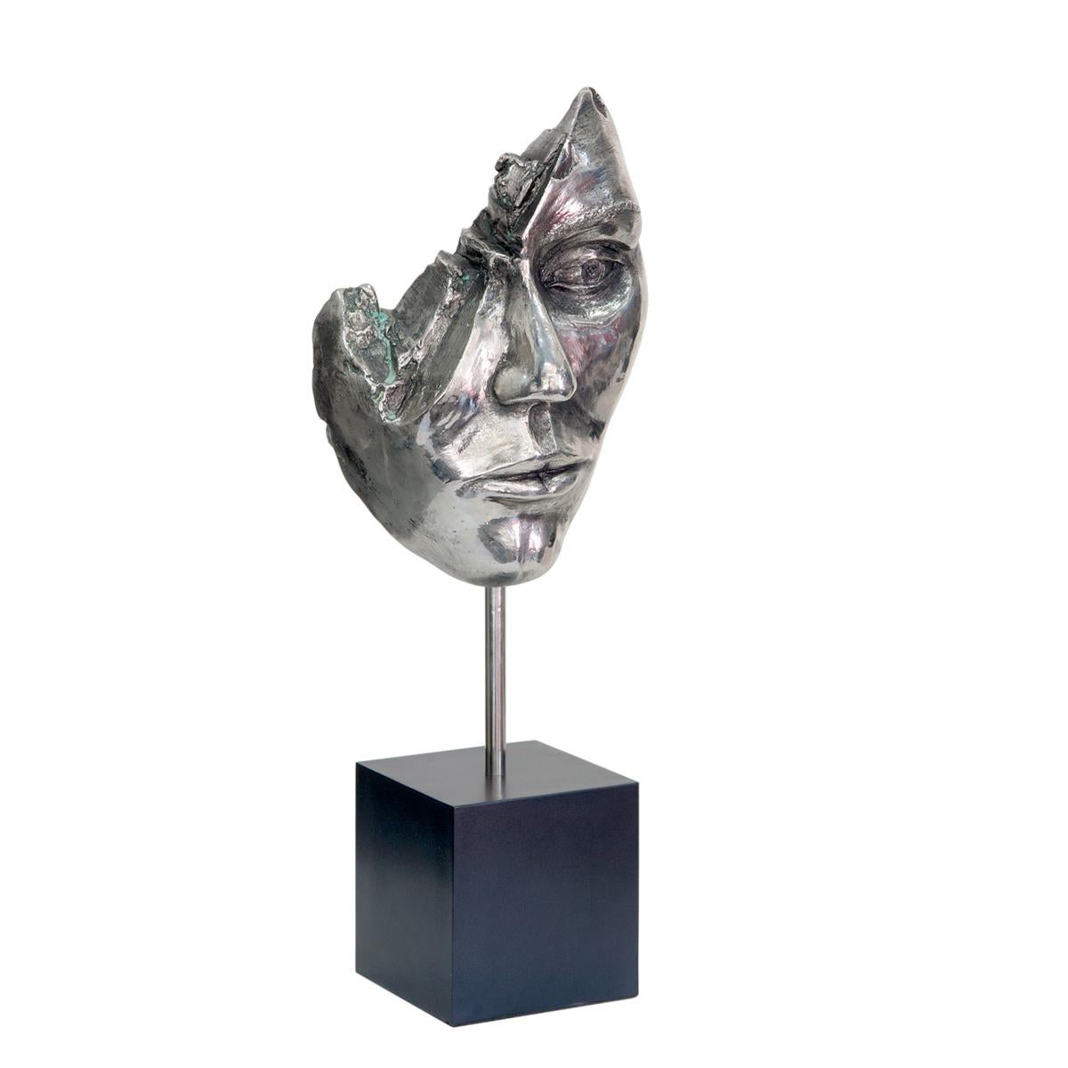 Antonio Da Silva Figurative Sculpture - Fragment Mask