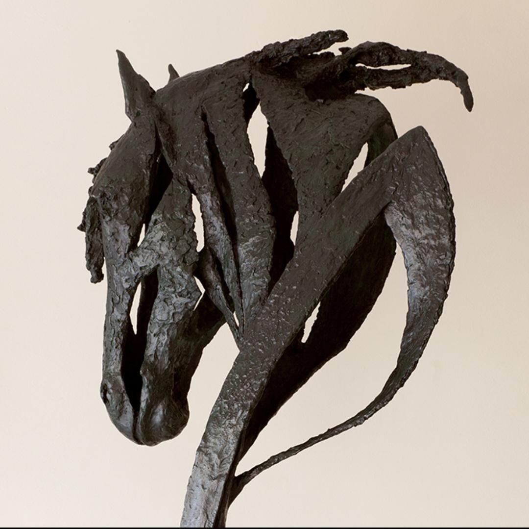 Meandering - Abstract Horse - Sculpture by Antonio Da Silva