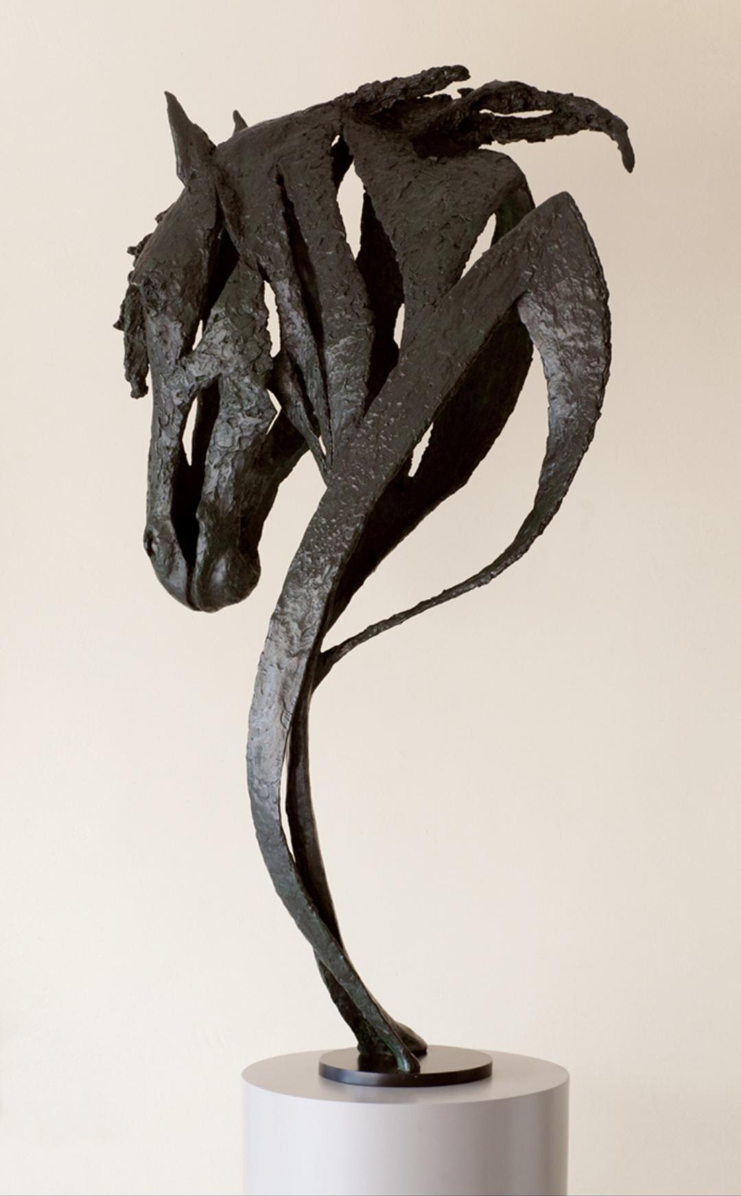 Antonio Da Silva Figurative Sculpture - Meandering - Abstract Horse