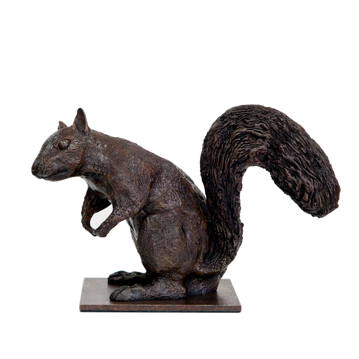 Squirrel II with Base  - Sculpture by Antonio Da Silva