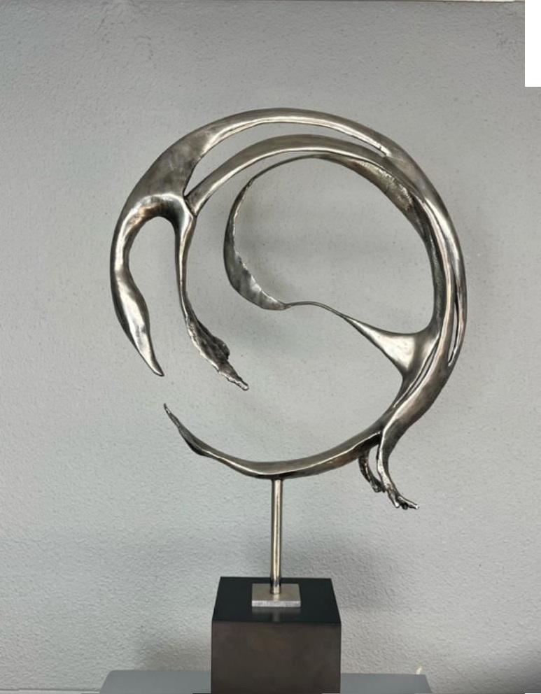 Antonio Da Silva Abstract Sculpture - Swan Lake