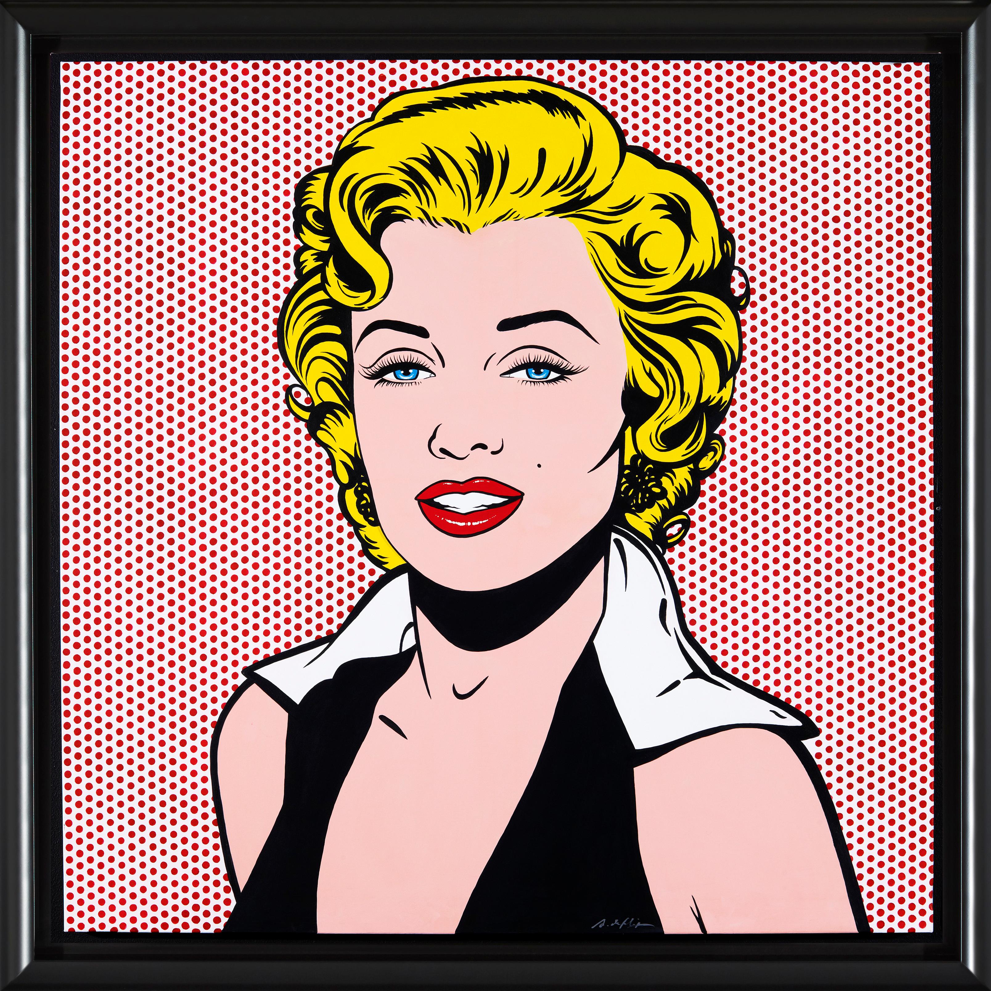 Marilyn points rojos – Painting von Antonio de Felipe