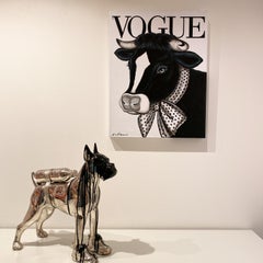 Vaca Vogue fondo blanco