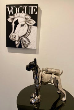 Vaca Vogue fondo nero