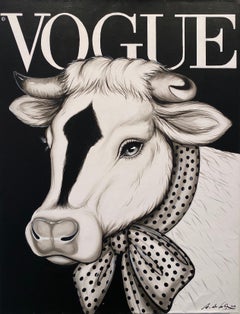 Vaca Vogue fond noir