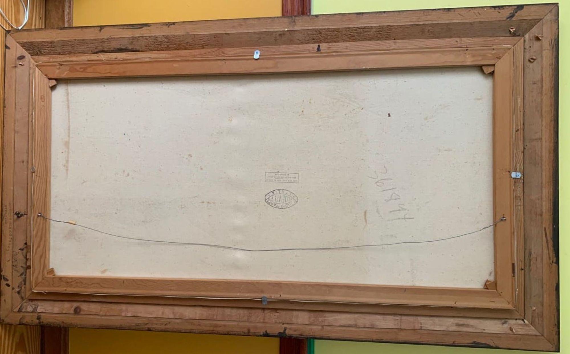 Großes Original-Ölgemälde auf Leinwand, gelisteter Künstler Antonio De Vity (1901-1993) im Angebot 8