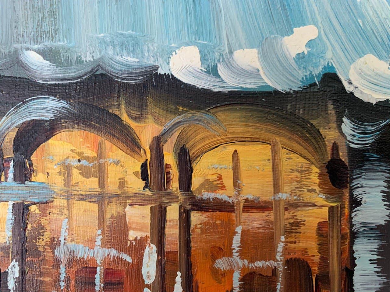 Enorme dipinto ad olio originale su tela, Artista quotato Antonio De Vity (1901-1993) in vendita 4