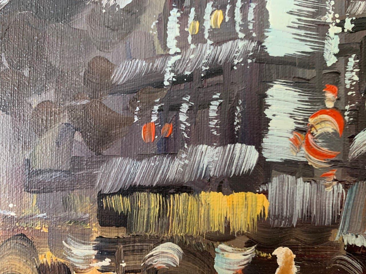 Enorme dipinto ad olio originale su tela, Artista quotato Antonio De Vity (1901-1993) in vendita 5