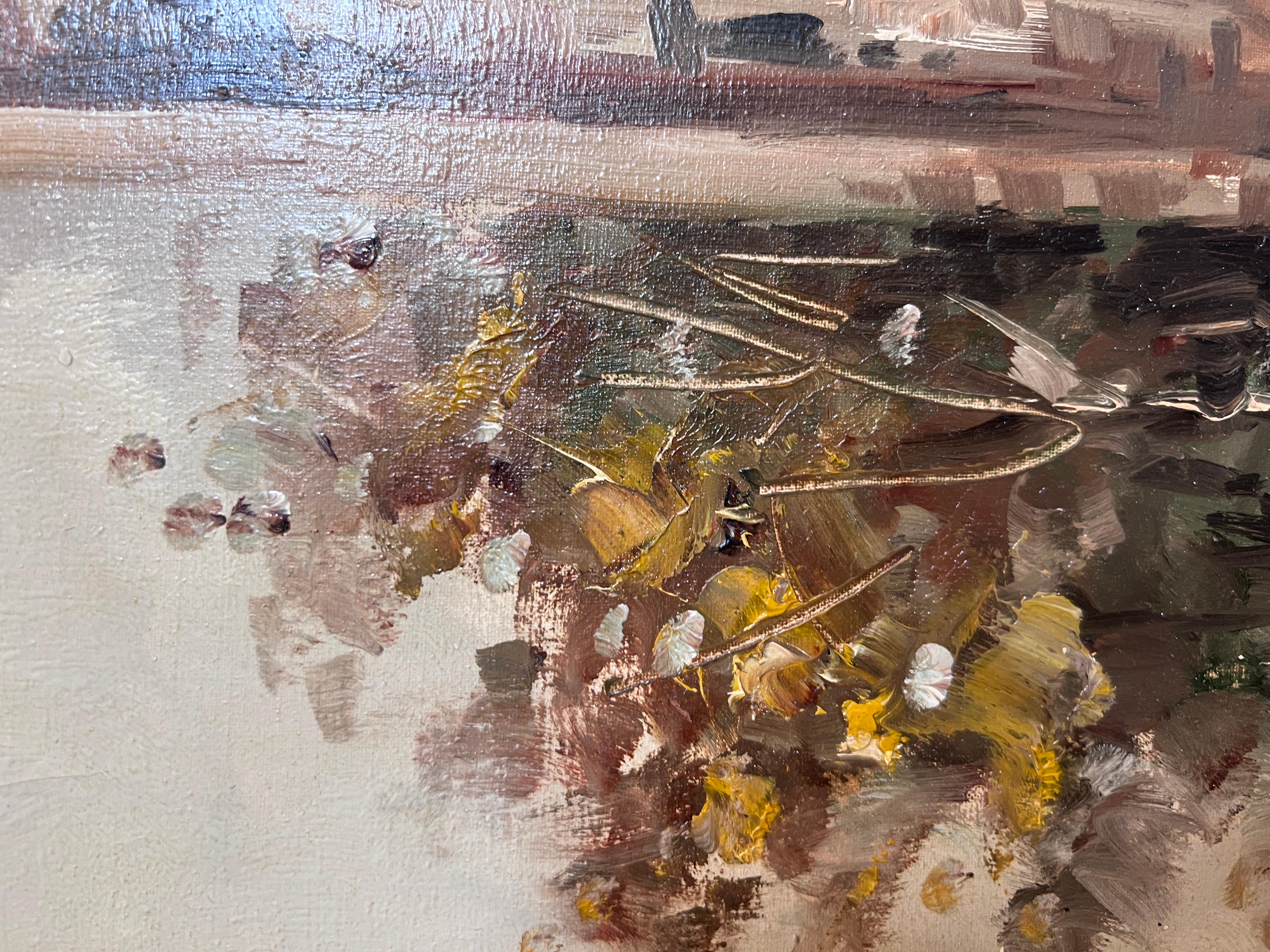 Gran Cuadro Original Sobre Lienzo, Listado Artista Antonio De Vity (1901-1993) en venta 4