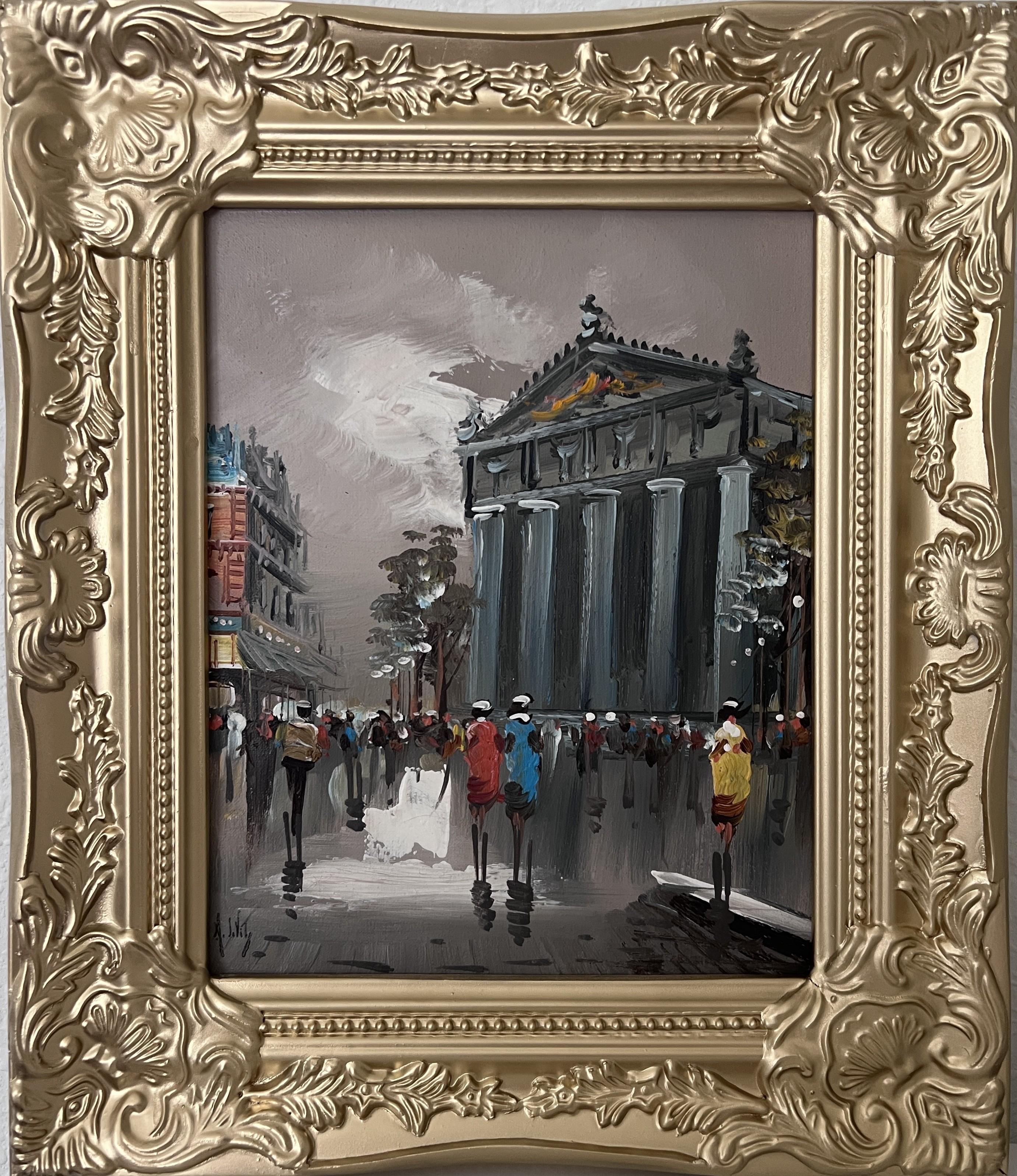 Original Oil Painting On Canvas Listed Artist Antonio De Vity (1901-1993) Paris