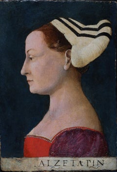 Antique Portrait of an Italian Noblewoman