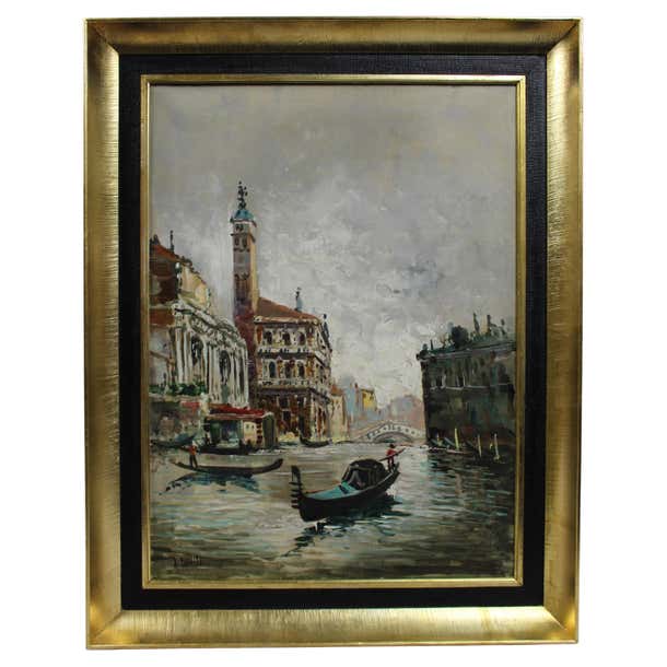 Antonio DeVity (Italian, 1901–1993) Venetian Canal Scene For Sale at ...