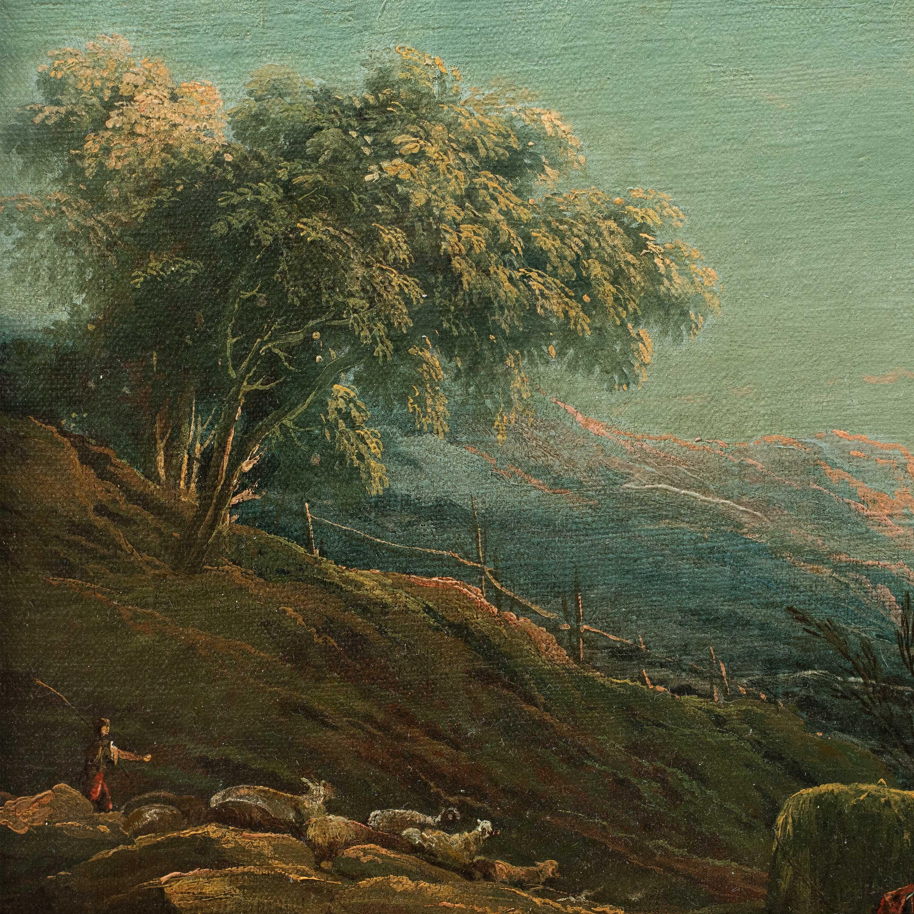 Antonio Diziani (maître vénitien) - Peinture de paysage du XVIIIe siècle Campagne en vente 2
