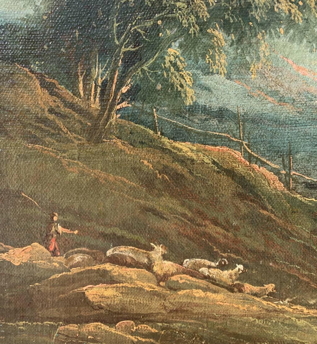 Antonio Diziani (maître vénitien) - Peinture de paysage du XVIIIe siècle Campagne en vente 9