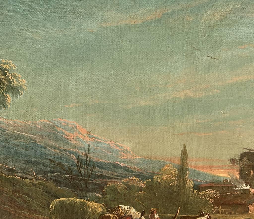 Antonio Diziani (maître vénitien) - Peinture de paysage du XVIIIe siècle Campagne en vente 11