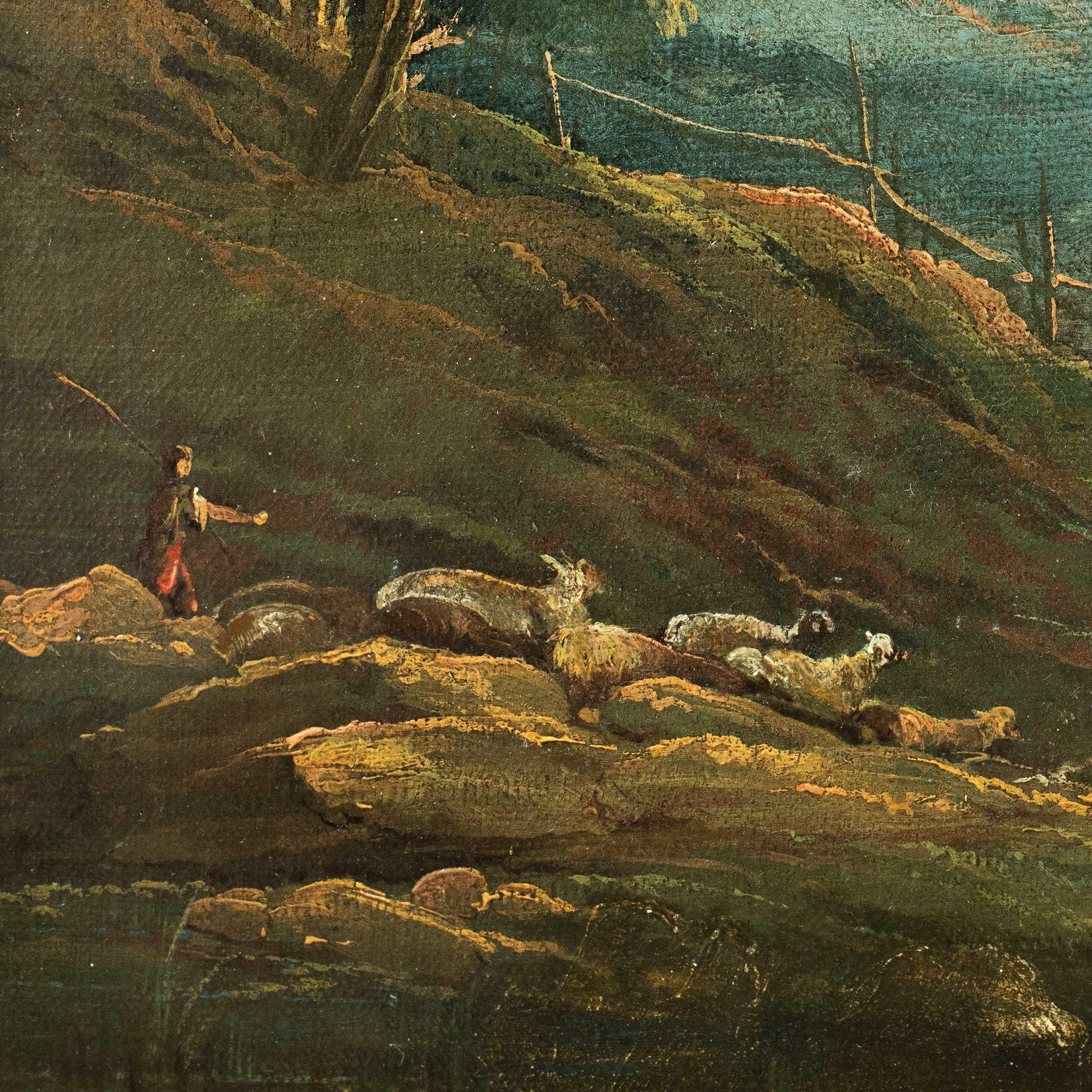 Antonio Diziani (Venediger Meister) – Landschaftsmalerei des 18. Jahrhunderts im Angebot 2