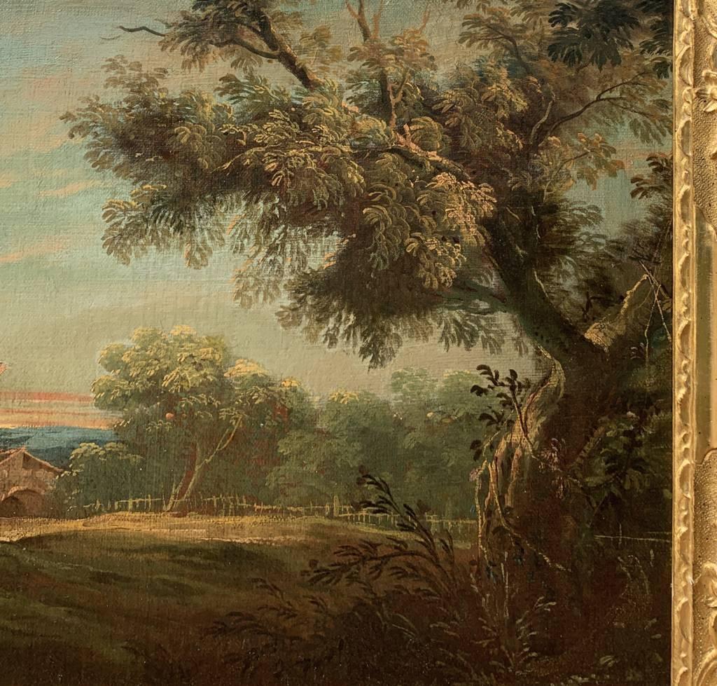 Antonio Diziani (maître vénitien) - Peinture de paysage du XVIIIe siècle Campagne en vente 6