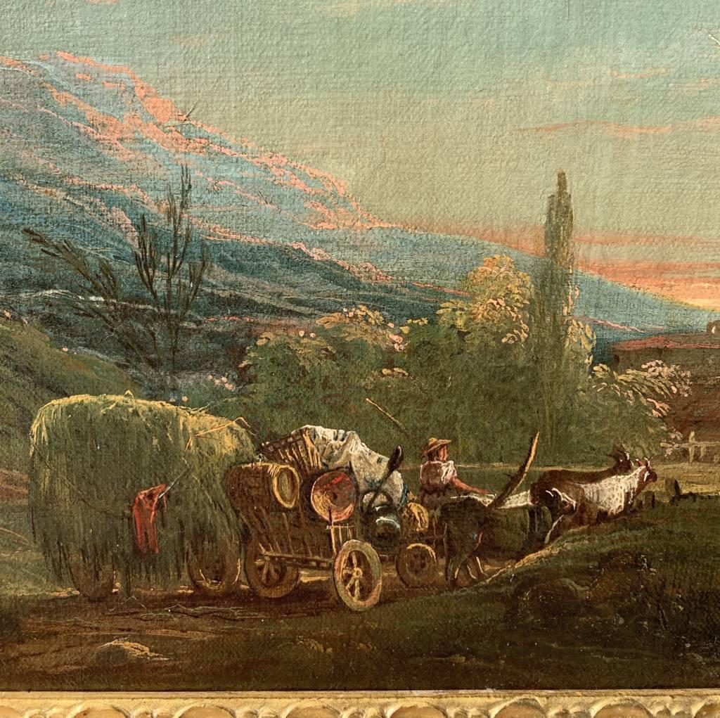 Antonio Diziani (maître vénitien) - Peinture de paysage du XVIIIe siècle Campagne en vente 7