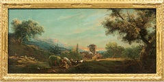 Antonio Diziani (Venetian master) - 18th century landscape painting Countryside