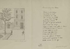 Circonva - Lithograph by Antonio Donghi and Leonardo Sinisgalli - 1945