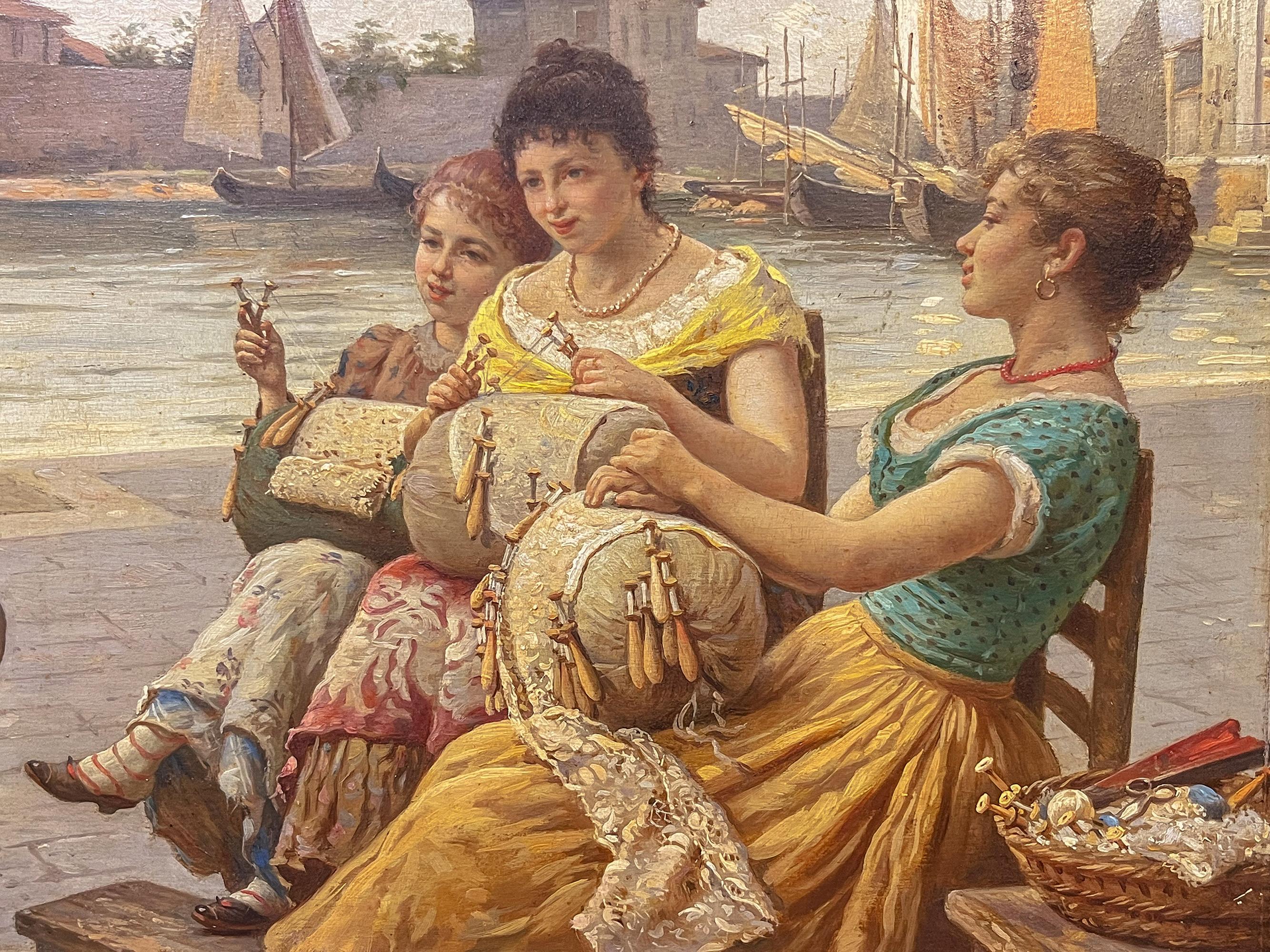 The Lacemakers' Serenade by Antonio Ermolao Paoletti   For Sale 2