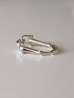 Antonio Fallaci 1970's Sterling Wrapped Horse Bit Bracelet