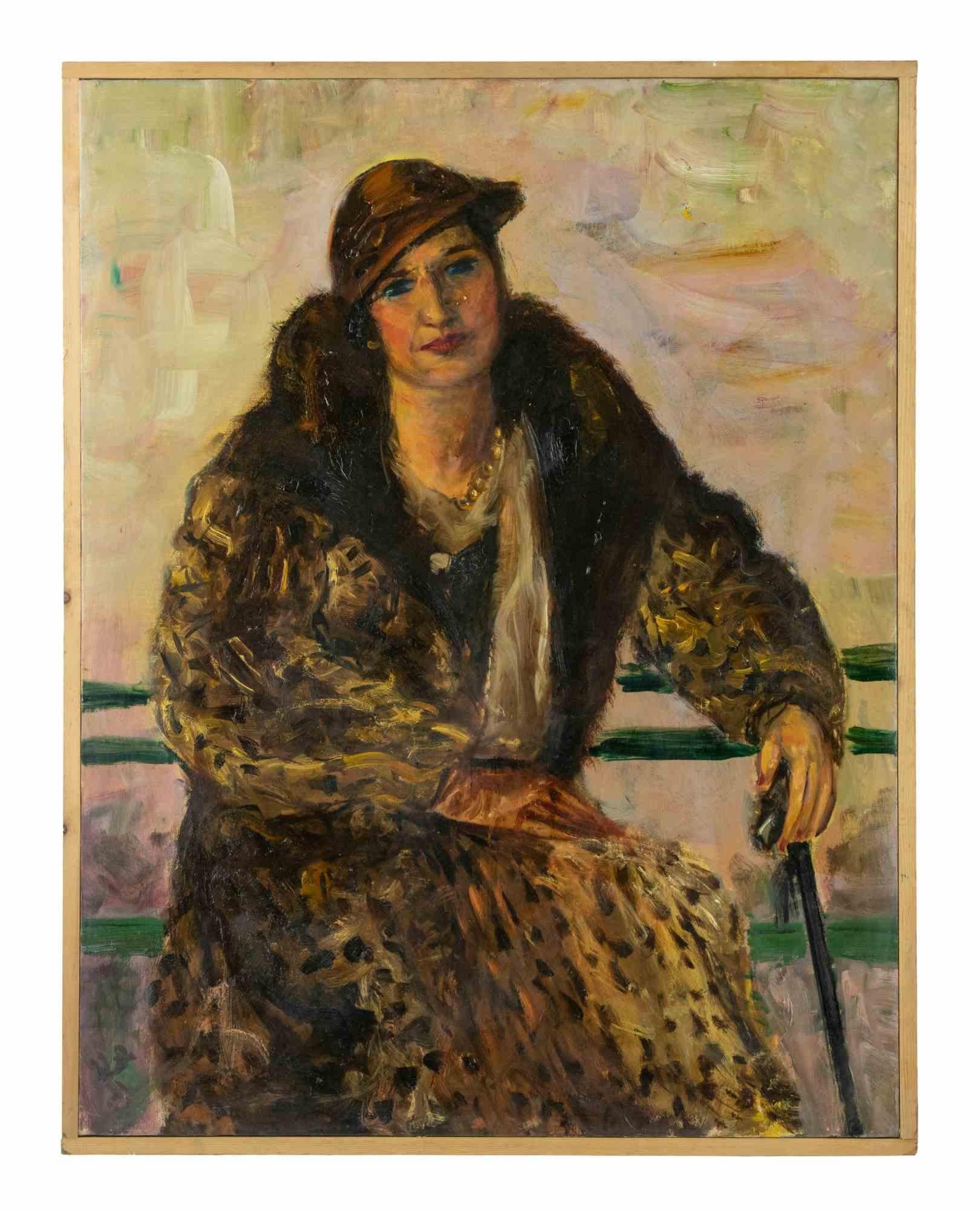 Die weibliche Figur ist ein modernes Kunstwerk von Antonio Feltrinelli aus den 1930er Jahren.

Inklusive Rahmen: 93,5 x 73,5 cm

Gemischte farbige Ölgemälde auf Leinwand


Antonio Feltrinelli (Mailand, 1887 - Gargnano, 1942)
Er wurde am 1. Juni 1887