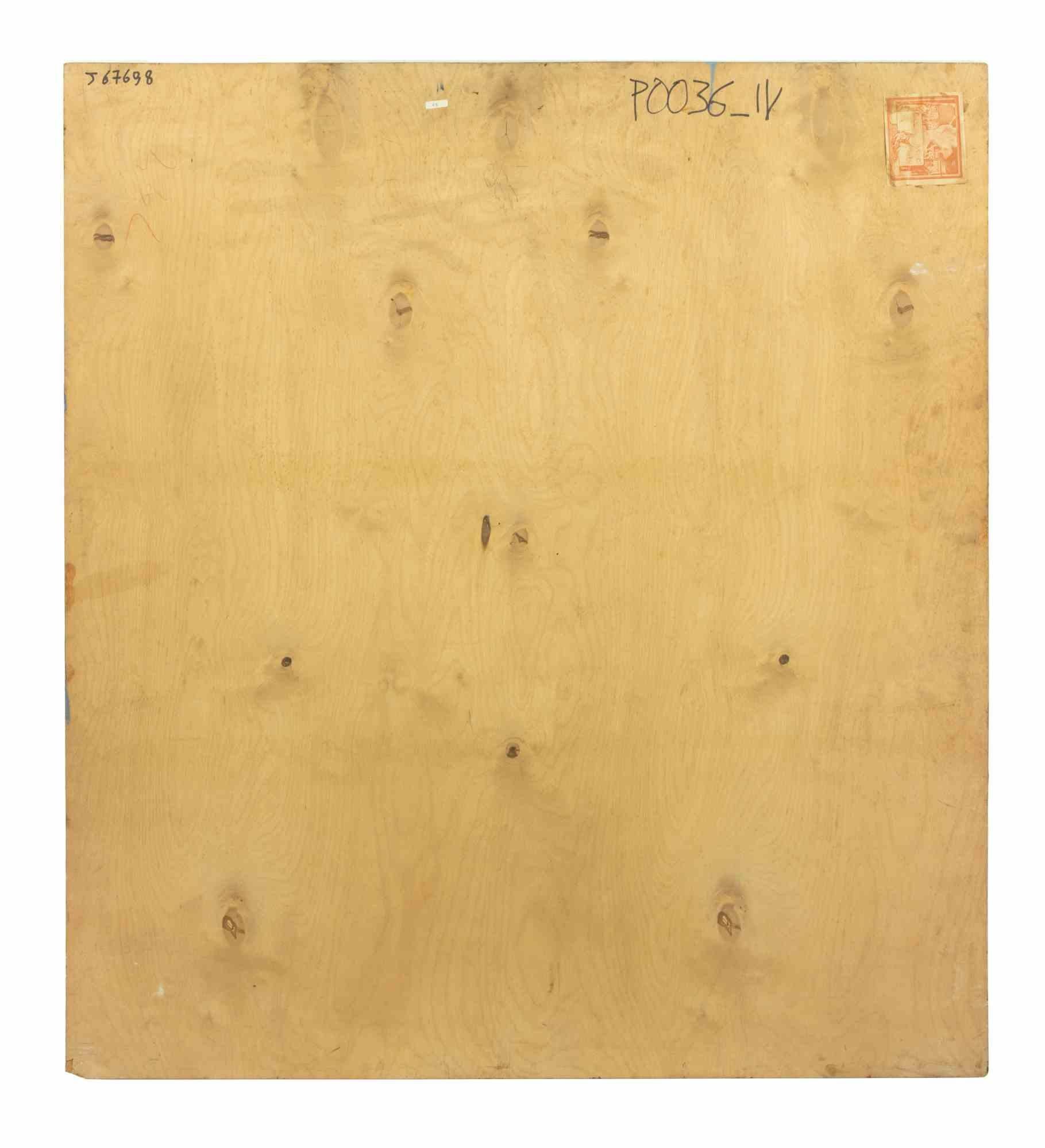 Modello con Cigno  - Dipinto a olio di Antonio Feltrinelli - 1930 in vendita 1