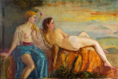 Models - Modelle - Paint by Antonio Feltrinelli - 1930ca