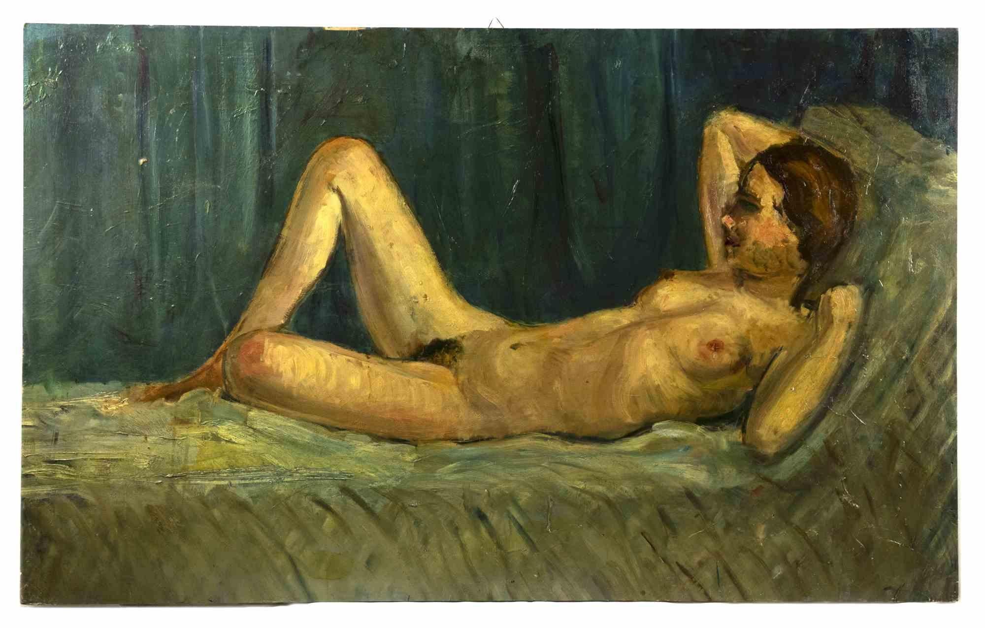 Peinture - Nu d'Antonio Feltrinelli - Années 1930 en vente 1