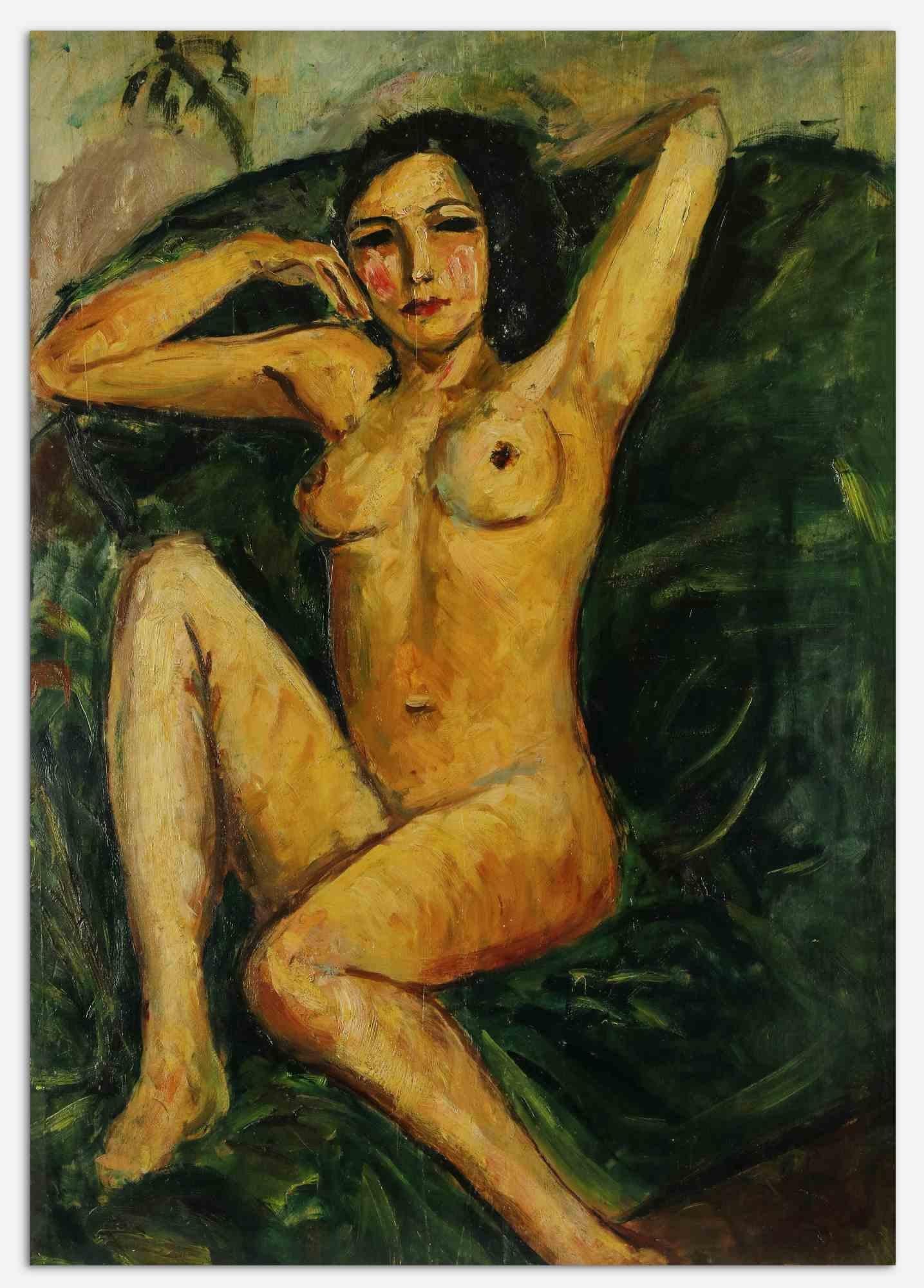 Nude is an orignal modern artwork realized by Antonio Feltrinelli in 1930s.

Mixed colored oil painting on board

Not signed.

