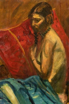 Nude - Paint by Antonio Feltrinelli - 1930s