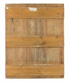 Portrait de femme - Peinture à l'huile d'Antonio Feltrinelli - années 1930