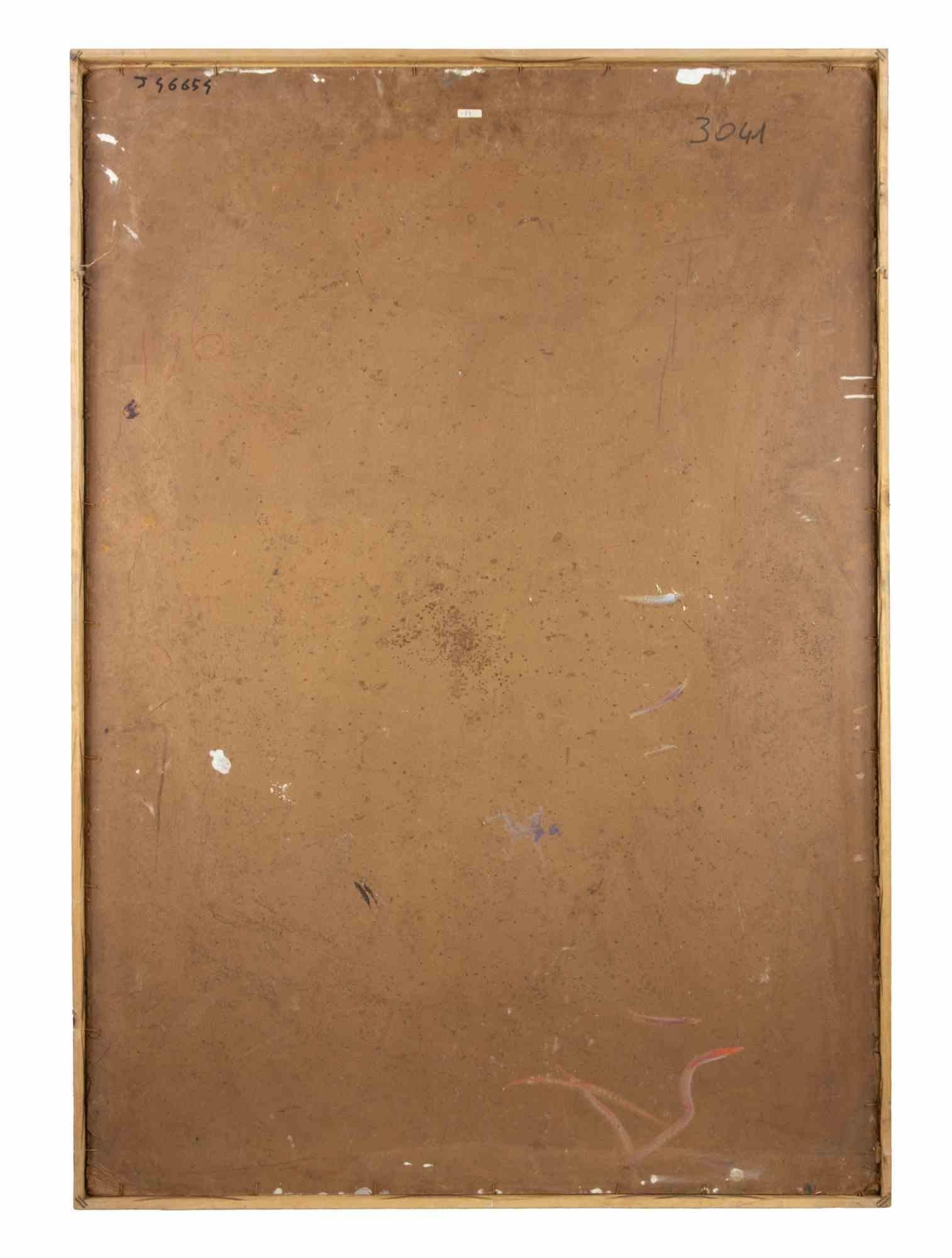 Retrato de mujer  - Pintura al óleo de Antonio Feltrinelli - Años 30 en venta 1