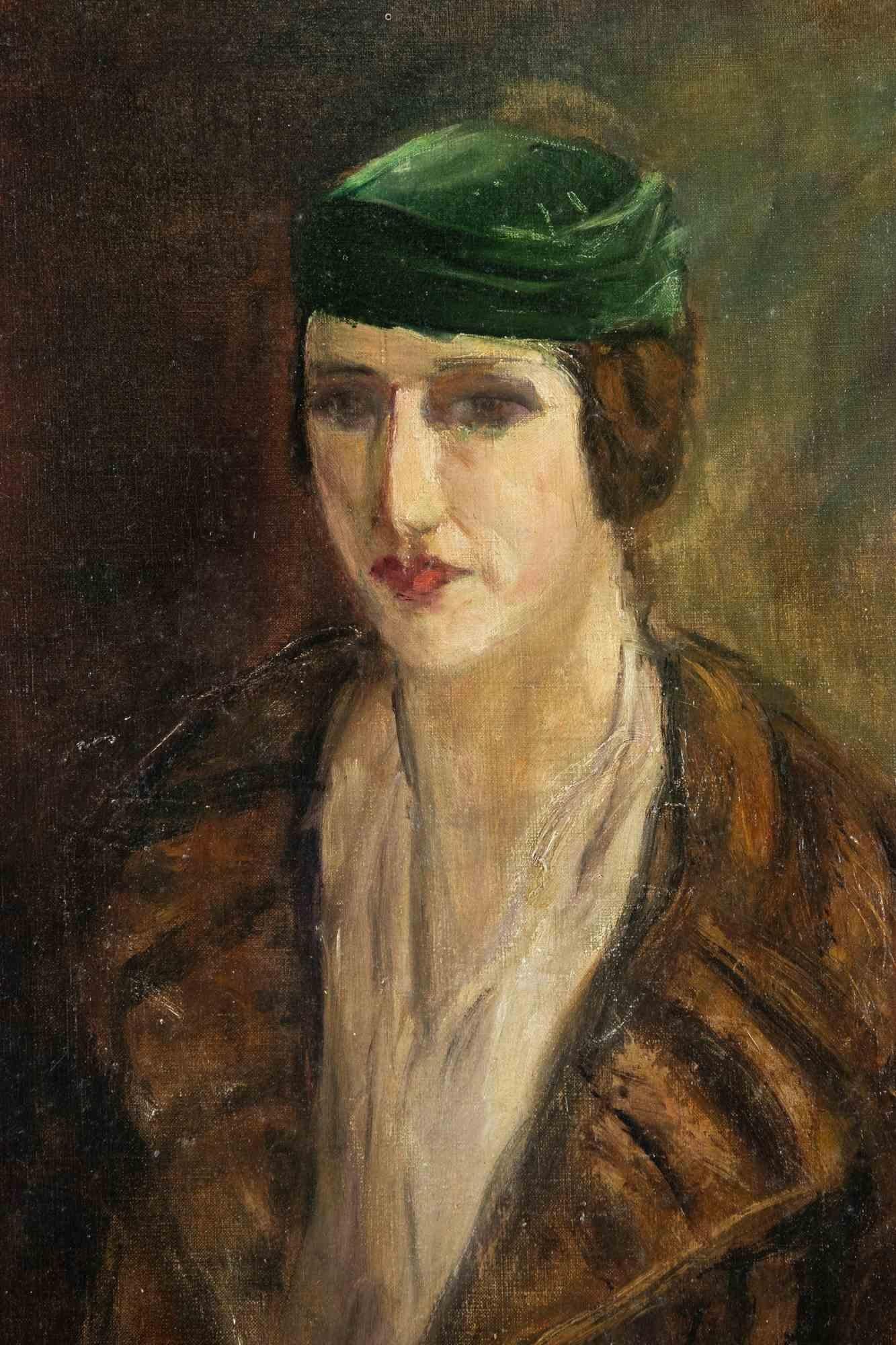 Retrato -  Pintura de Antonio Feltrinelli - Años 30 2