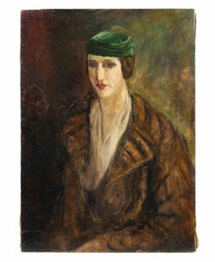 Porträt - Gemälde von Antonio Feltrinelli – 1930er-Jahre