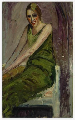Woman -  Painting by Antonio Feltrinelli - 1930s