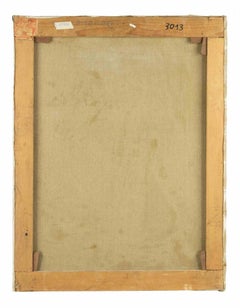 femmes - Peinture à l'huile d'Antonio Feltrinelli - années 1930