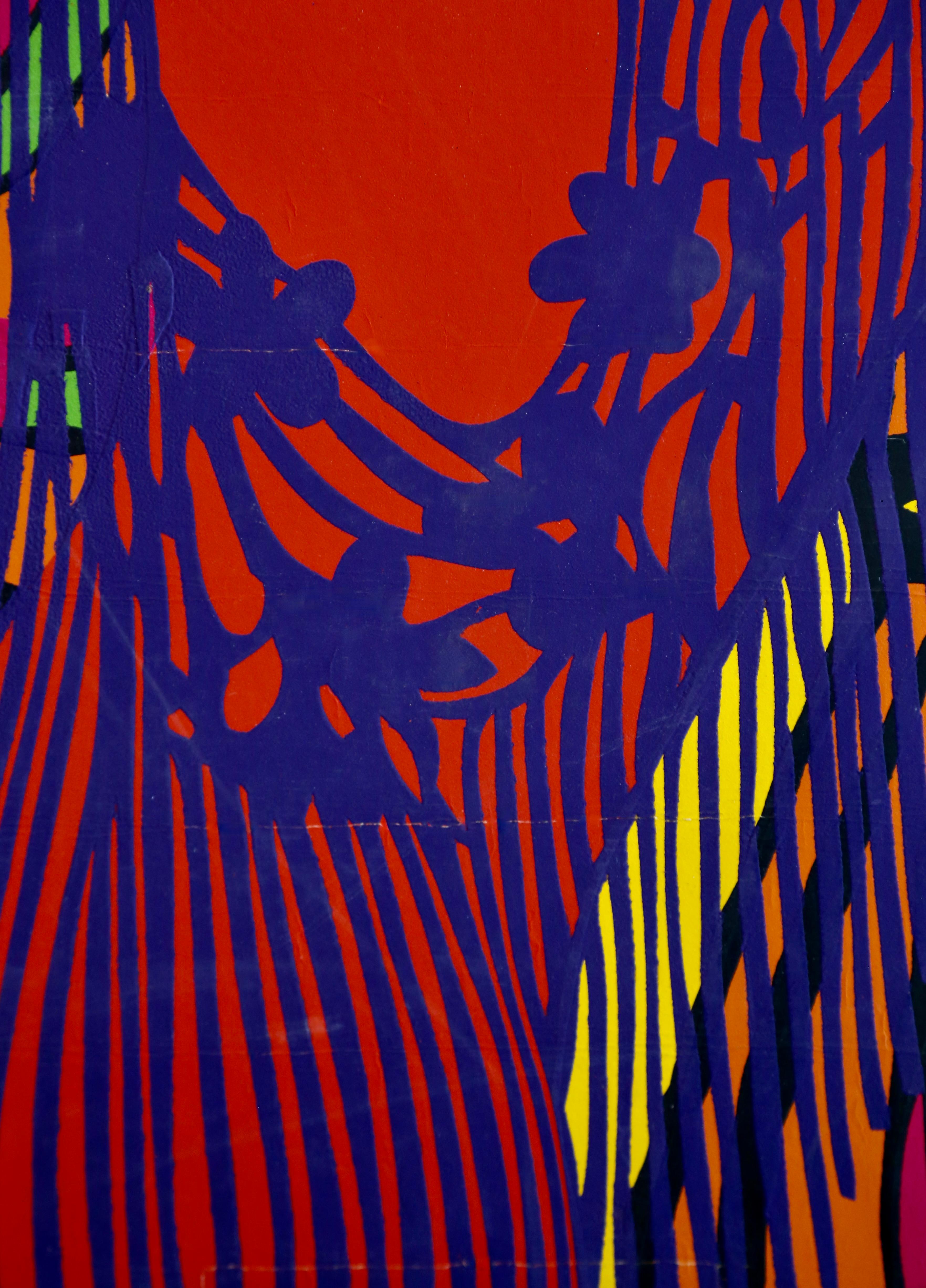 ALICIA ALONSO come CARMEN 1970 ANTONIO REBOIRO SILKSCREEN OP-POP ART DANCE POSTER in vendita 1