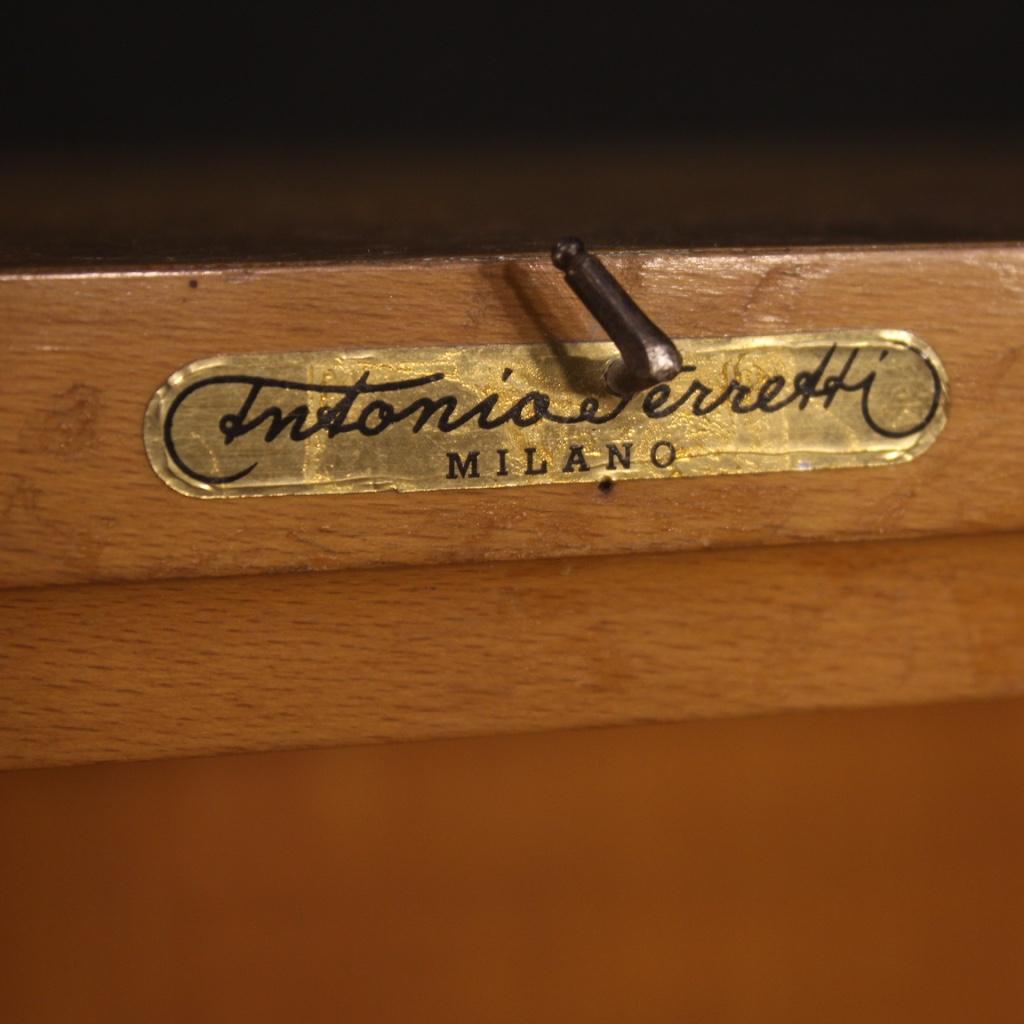 Antonio Ferretti 20th Century Beech and Fruitwood Italian Design Bookcase, 1930 1