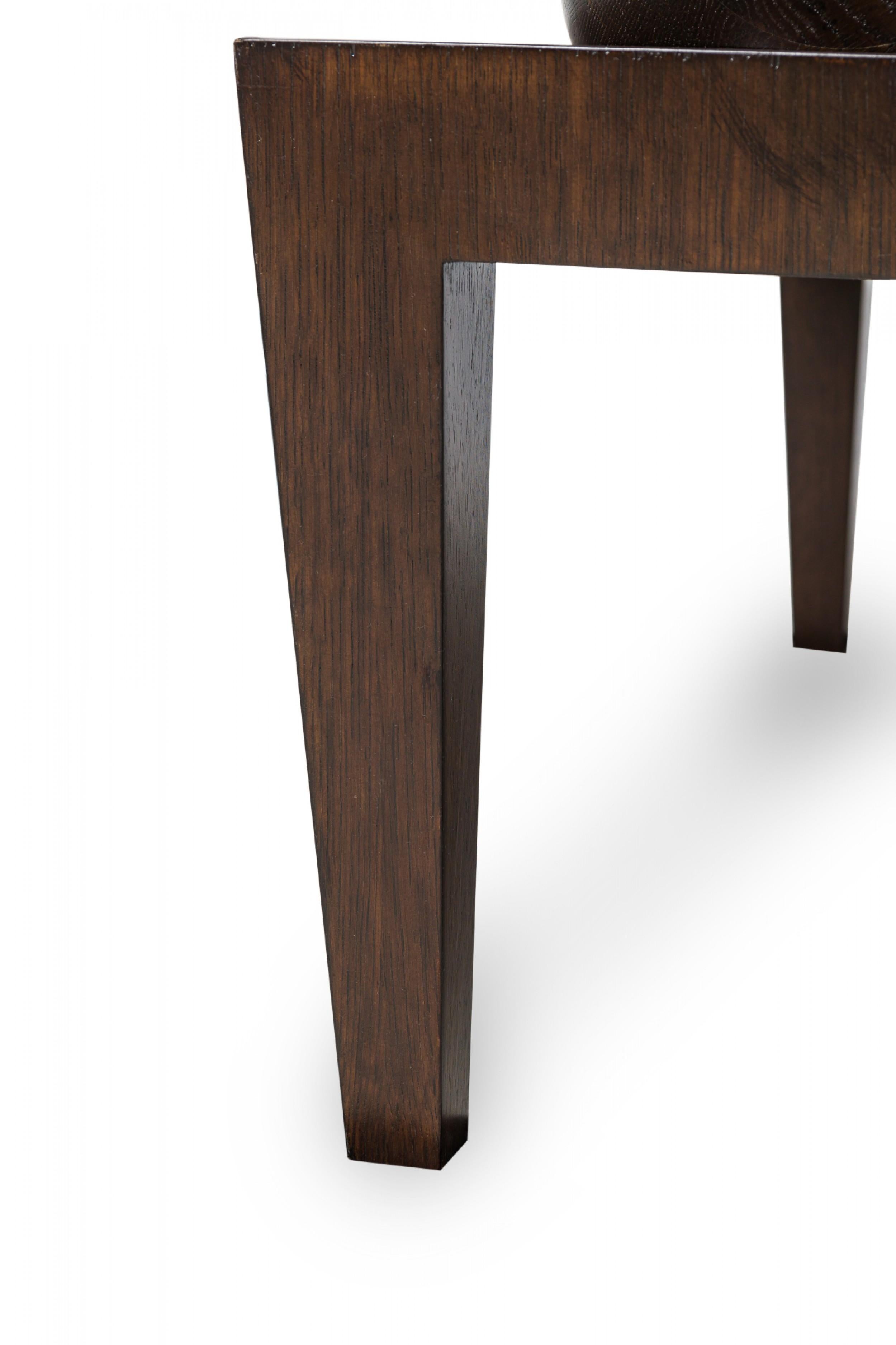XXIe siècle et contemporain Table basse carrée américaine contemporaine Antonio Fortuna avec orbe en vente