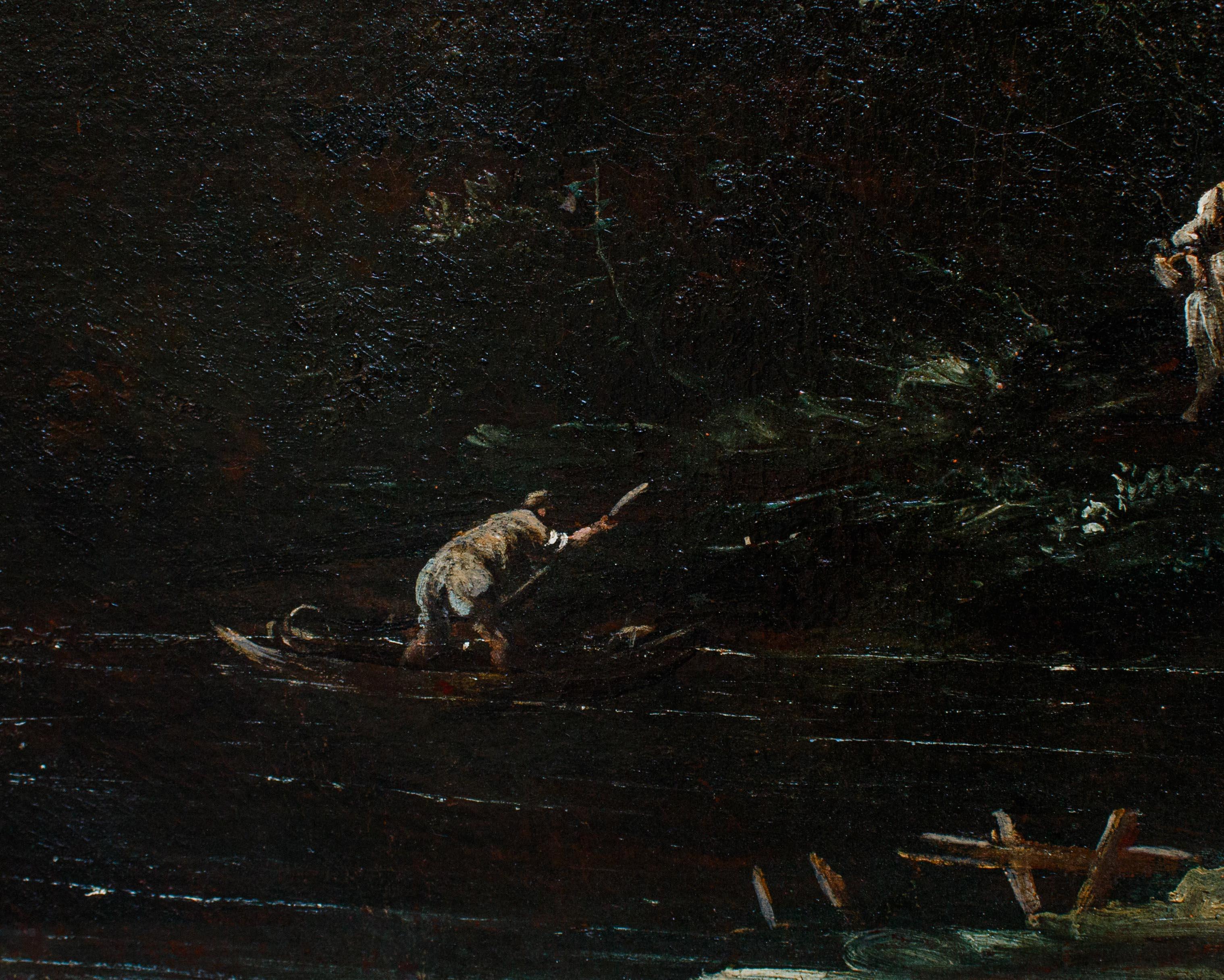 Coppia di paesaggi Dipinti di Antonio Francesco Peruzzini in vendita 16