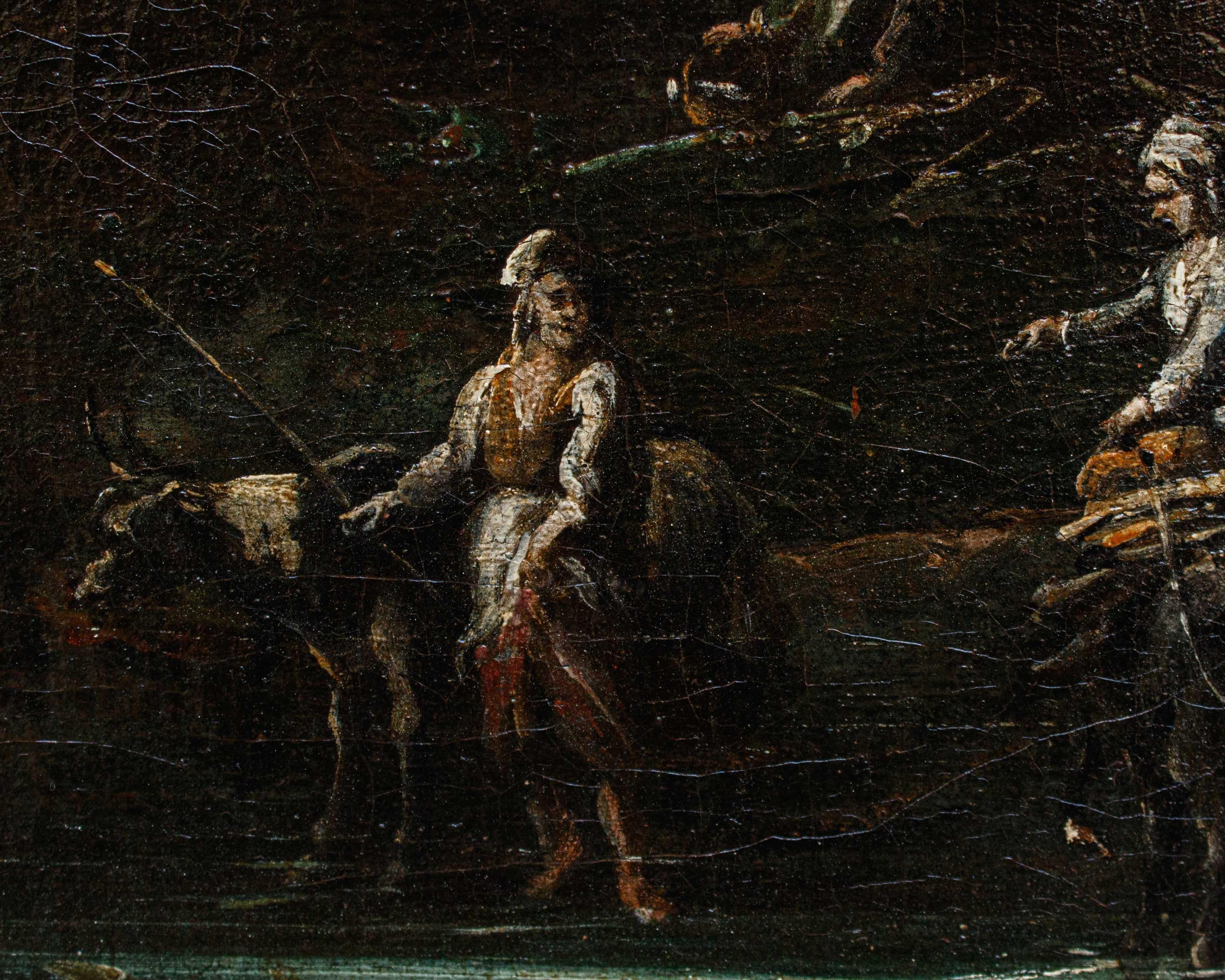 Coppia di paesaggi Dipinti di Antonio Francesco Peruzzini in vendita 5